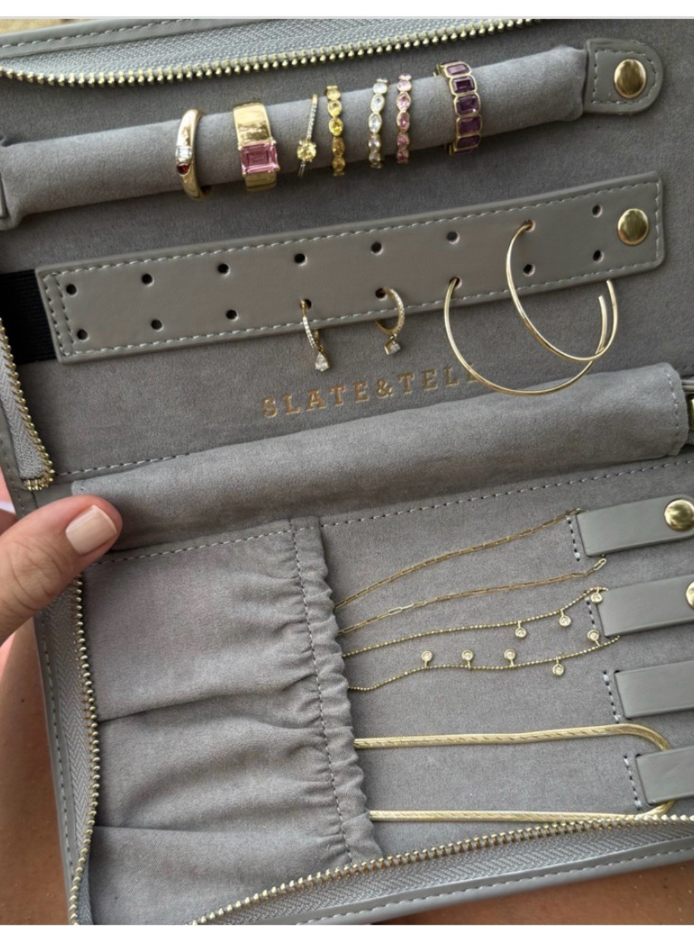 Slate & Tell Jewlery Travel wallet